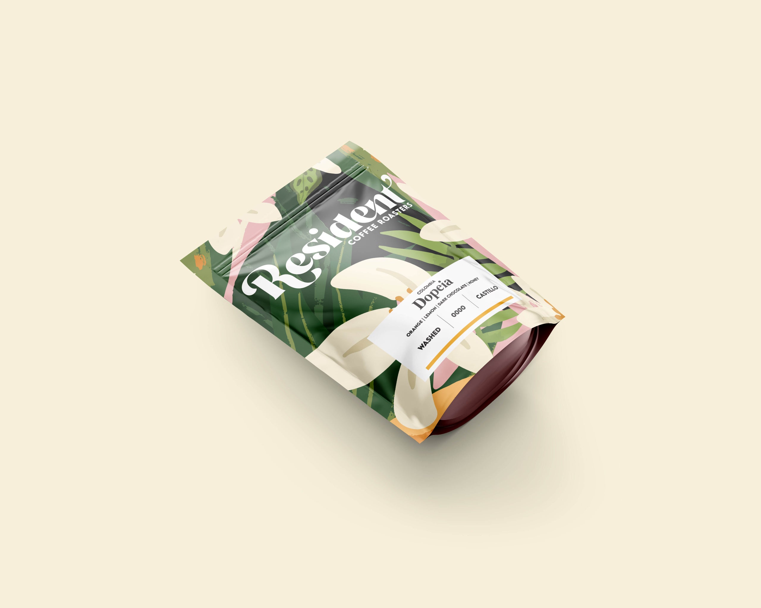 Retail shop coffee bags